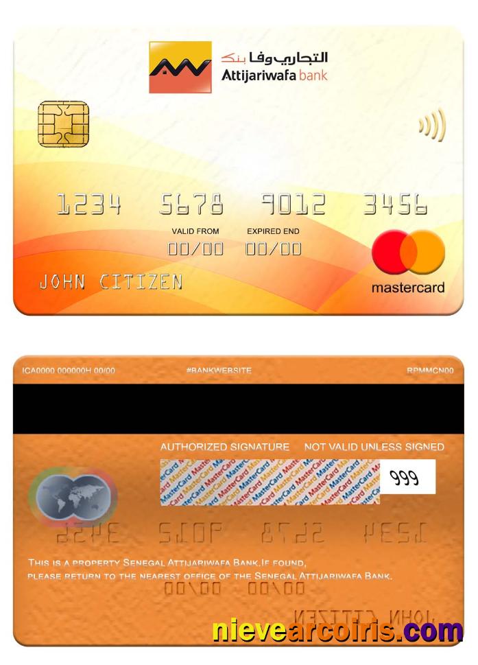 Senegal Attijariwafa Bank mastercard